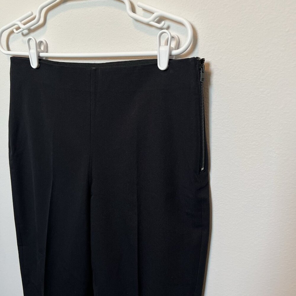 Everlane Women’s Size 14 Black Pants High Waisted Tapered Leg Crop Stretch Zip - Picture 9 of 10
